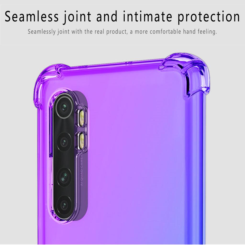 Clear Cute Gradient Phone Case Slim Anti Scratch Flexibilní TPU kryt Nárazuvzdorný ochranný obal pro Xiaomi 12 Lite 13 Pro 14 Ultra CC9e A3 Poco C50