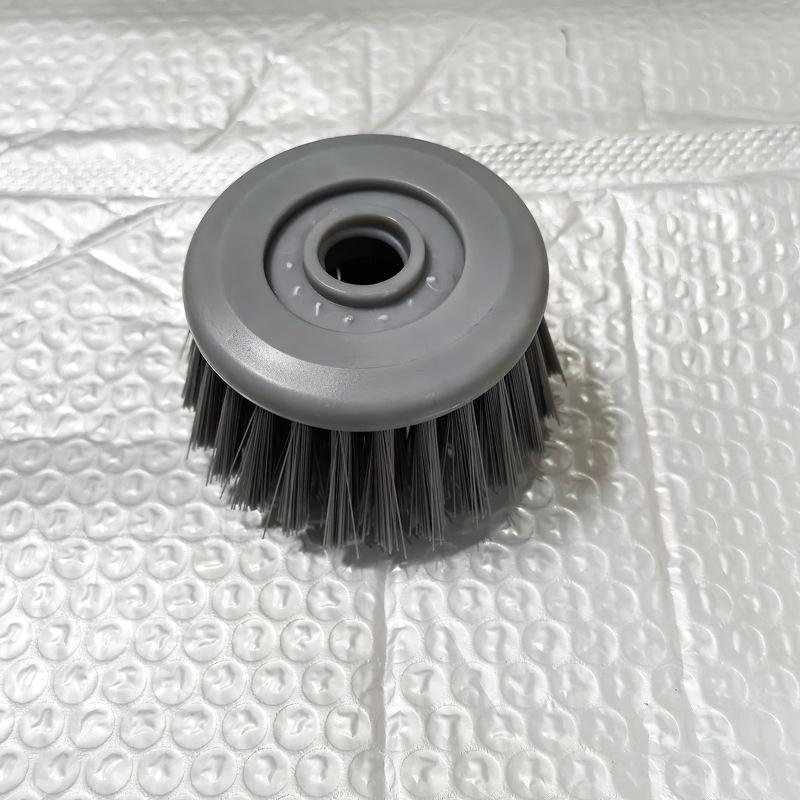 Automatic Liquid-Dispensing Long Handle Kitchen Cleaning Brush with Steel Wool