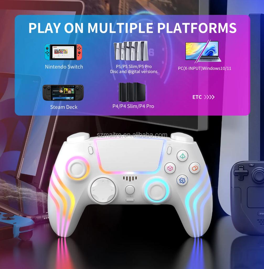 Four Colors Vibration Wireless Game Controller for Play Station 5 for PS5/PS4/PS3/SwitchGame Wireless Controller Joystick