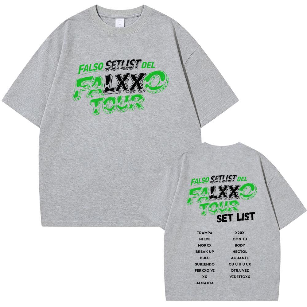 Hot Sale New Feid Ferxxo Tour 2026 T Shirt Unisex Women Fashion Pop Music Tshirt Oversized Short Sleeve Hip Hop Ocollar Tshirts