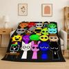Coperta di Flanella Super Morbida Cartone Animato Gioco S-Sprunki Comoda Biancheria da Letto Copridivano Arredamento per la Casa Regalo Ragazzi Adolescenti Ragazze Bambini