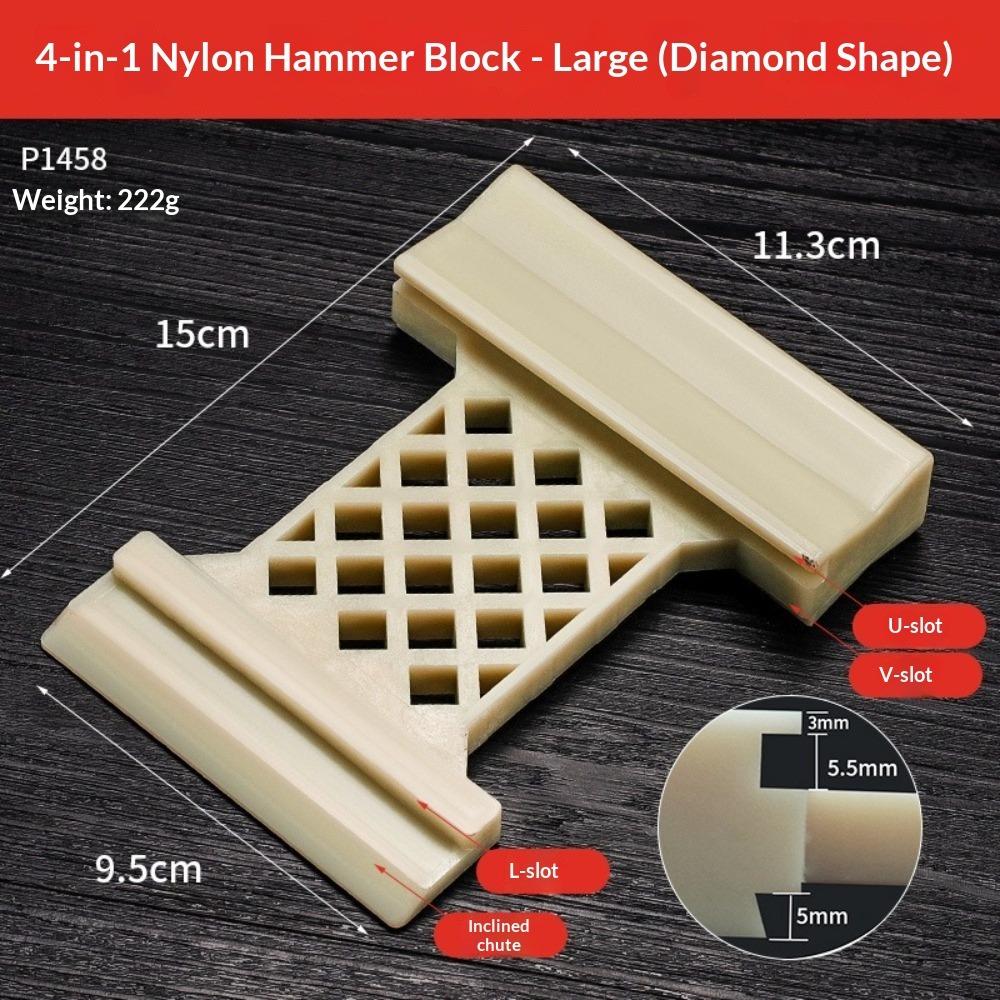 Four-in-one Groove Flooring Tapper Multifunctional Wood Floor Tapping Block Floor Laying