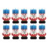 10PCS Electrical Circuit Breaker Lockout PIS Pin Inward Miniature Insulation Lock for Industrial Power Isolation Area