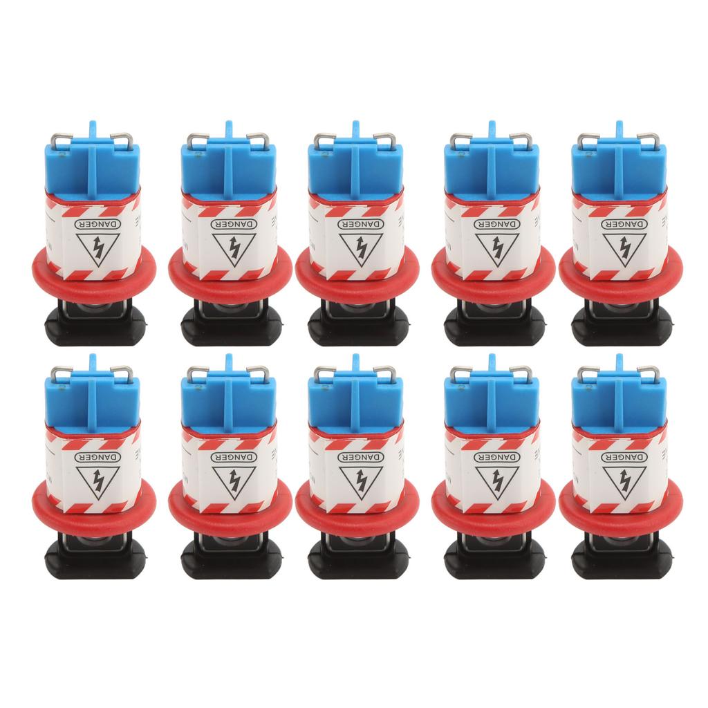 10PCS Electrical Circuit Breaker Lockout PIS Pin Inward Miniature Insulation Lock for Industrial Power Isolation Area