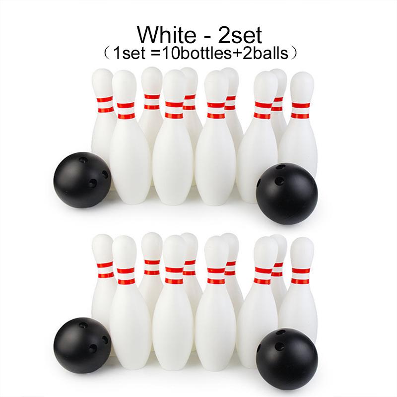 Kids Bowling Set Party Game Sports Toys Ball And Pins Bowling Toy Plastic Funny Bowling Set Kids Indoor Ball Family Game TMZ