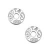 & Co.. 1837® Kollektion Einfacher Runder Ring Silberohrringe Unisex Ohrringe 19710424