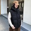 Autumn and Winter Thickened Hooded Vest Vest Women's Cold-proof Vest Jacket