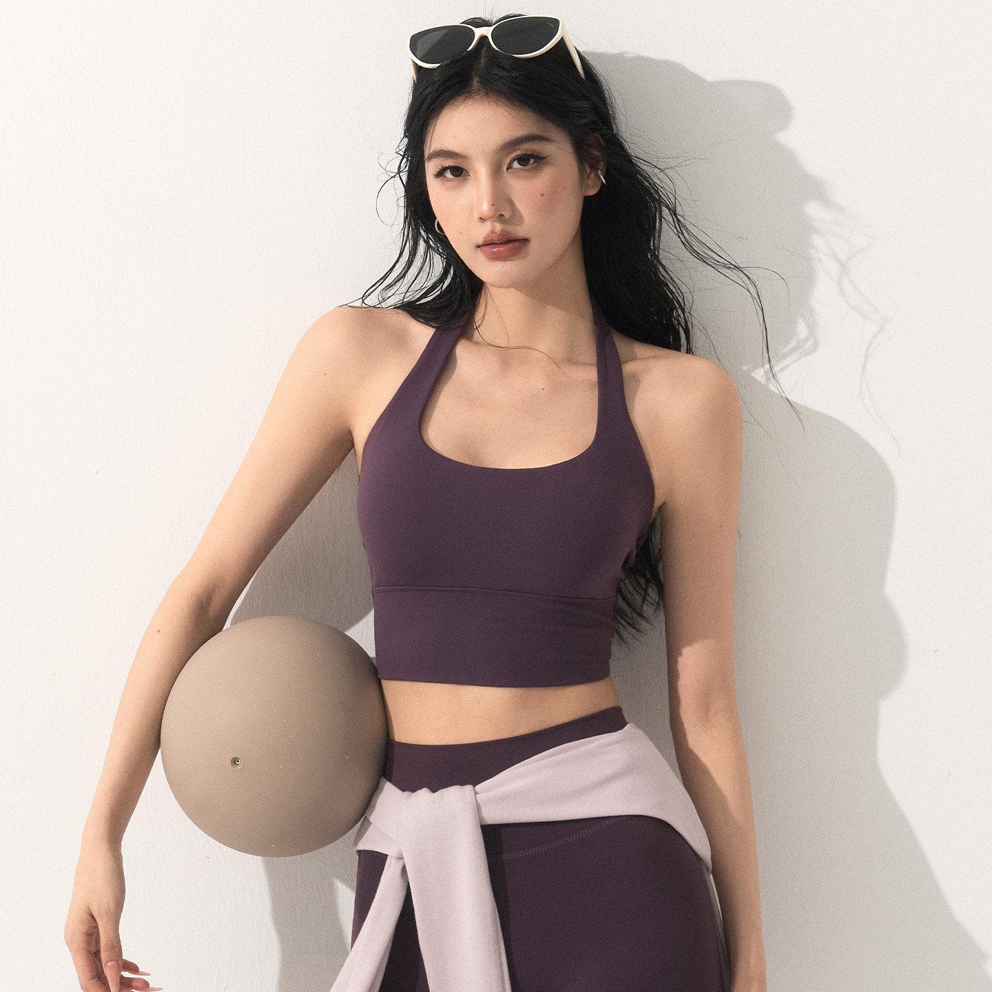 

Naked Shaping Neck Sports Vest Women s Kink Backless All-in-One Fitness Top Running Training Yoga Sleeveless XL