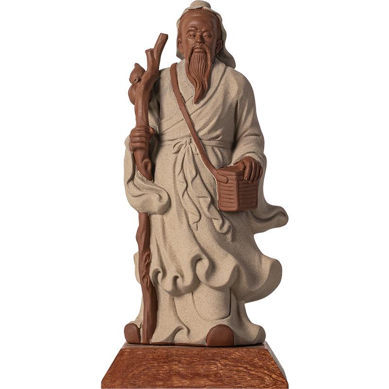 Hua Tuo Ceramic Sculpture: Historical Figure Zen Home Decor
