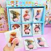 Kawaii Shiba Inu Belly Pinching Fun Stickers 3D Stress-Relieving Pinch Dog Belly Stickers Children Swap Gift Cartoon Sticker