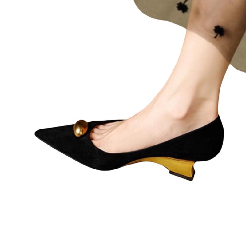 Fashion Pointed Toe Women High Heels Shoes Shallow Wedges Sexy Fashioin Shoes Summer Dress Woman Pumps 2025 Designer Chaussure Femme