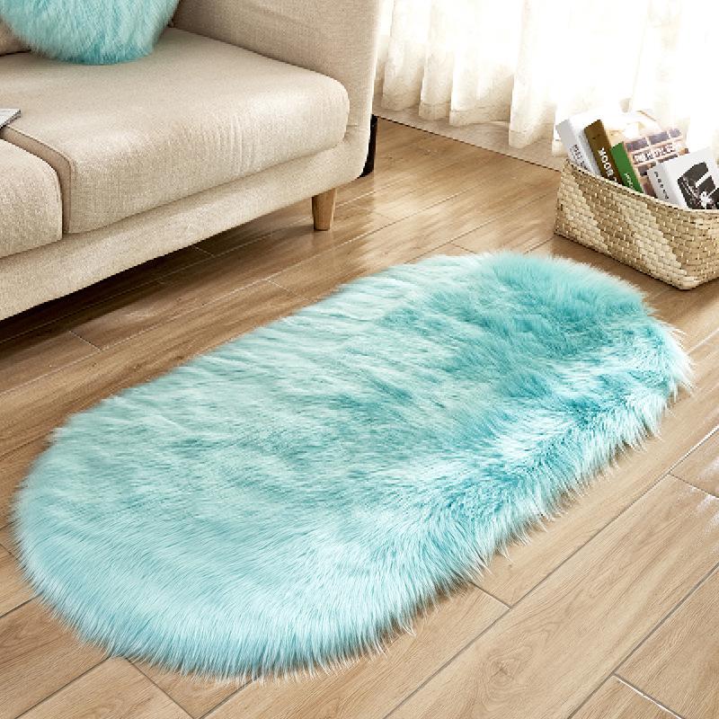European Style Non-Slip Imitation Wool Carpet - Dirt-Resistant Living Room Sofa Floor Mat