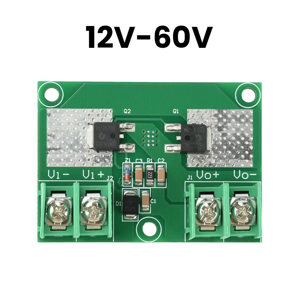 10A MOSFET Anti Reverse Connection Power Protection Module ow RDS(on) Reverse Connection Power Protection Board 5V–26V 12V–60V