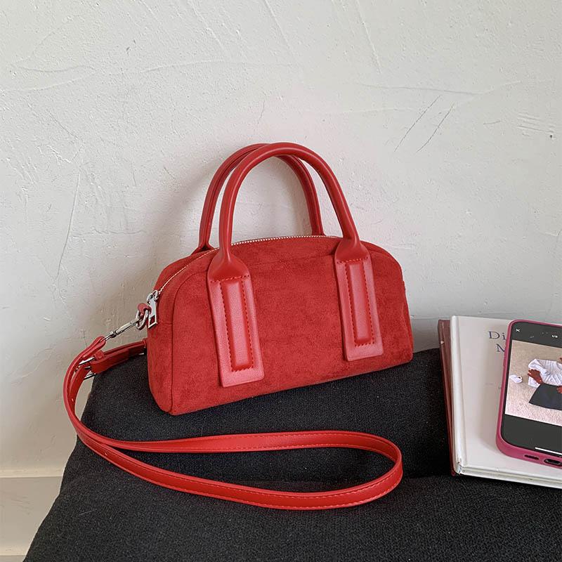 

MOODS Mini Boston Top-handle Bags For Women Autumn Luxury Designer Purses And Handbags Multi Colors Shoulder Crossbody Bags 23x12x7cm