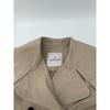 MONCLER Beige NACRE soutien collar coat coat O beigeUsed