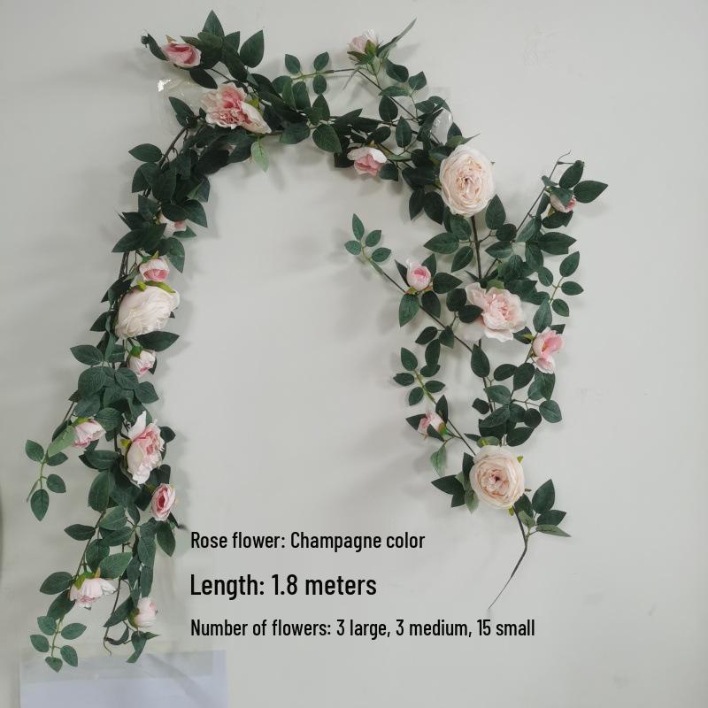 Rampicante di Rose Decorativo Simulato per Matrimoni e Arredamento Casa