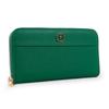 Parsons Club Long Large Round with Card Financial Octagonal Feng Lucky Elegant Design Women's Wallet, Capacity, Zipper, Case, Lucky, Luck, Brooch,