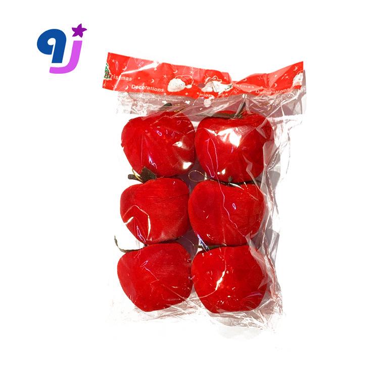 Christmas Red Apple Tree Ornaments, Multi-Size for Mall and Hotel Decor