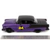 JADATOYS BTM Scale Diecast 1955 Chevy Bel Air Purple 32699 124 #24 [Used]
