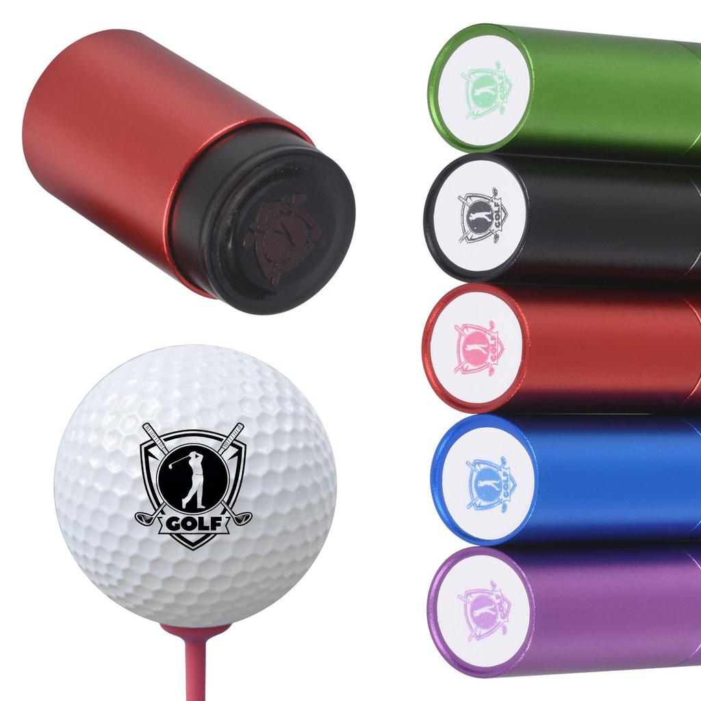 Voděodolné Rychleschnoucí Razítko na Golfové Míčky Dárková Krabička - Více Barev k Dispozici