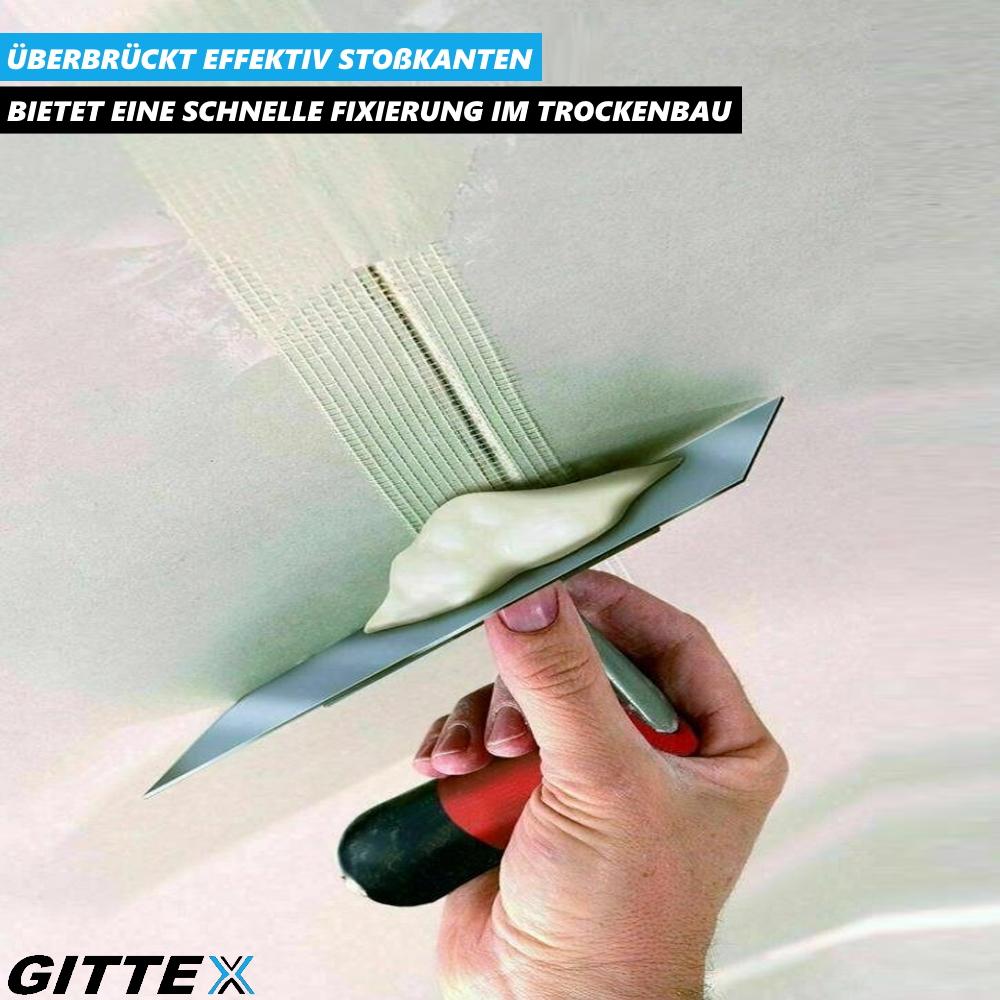 GITTEX 3x Klaaskiud teip Klaaskiudteip Vuugiteip Seina parandusteip