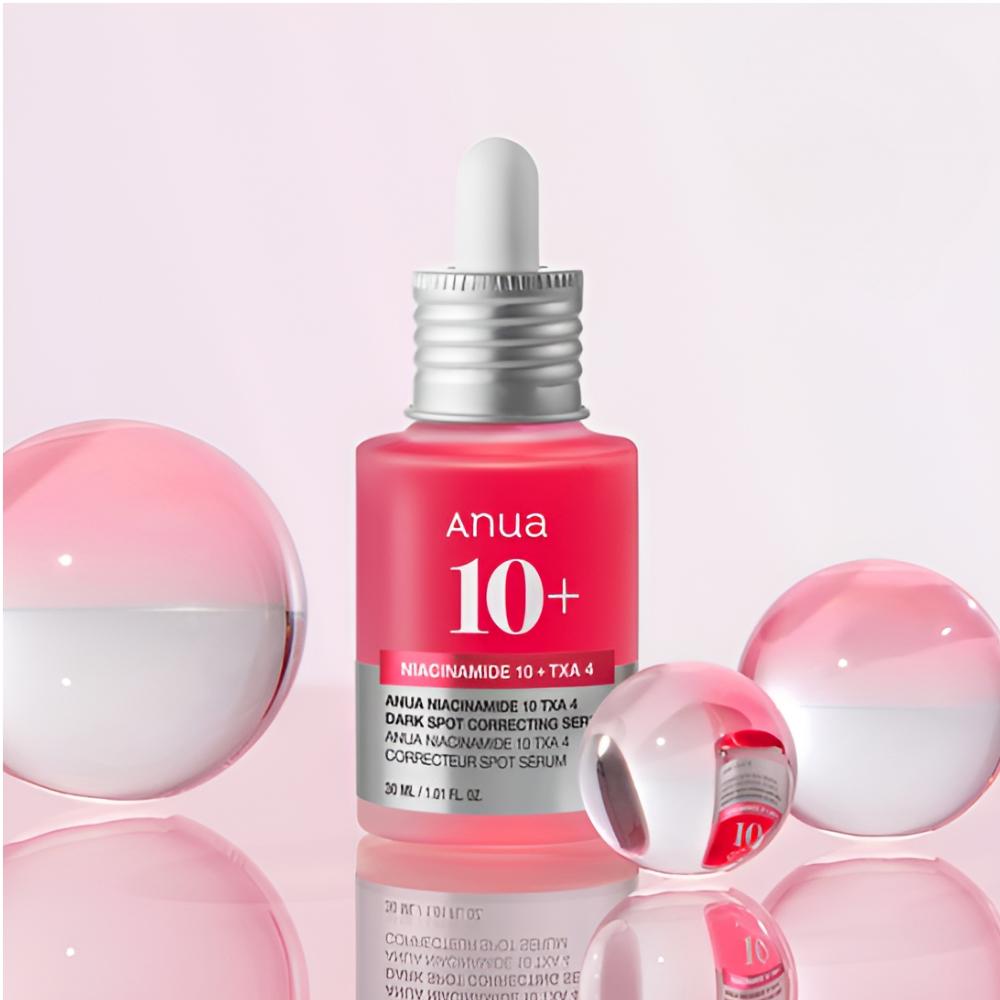 Anua Niacinamide 10 TXA 4 Dark Spot Correcting Serum 30ml*2ea – Brightening & Dark Spot Care / K-Beauty Trending Skincare Set