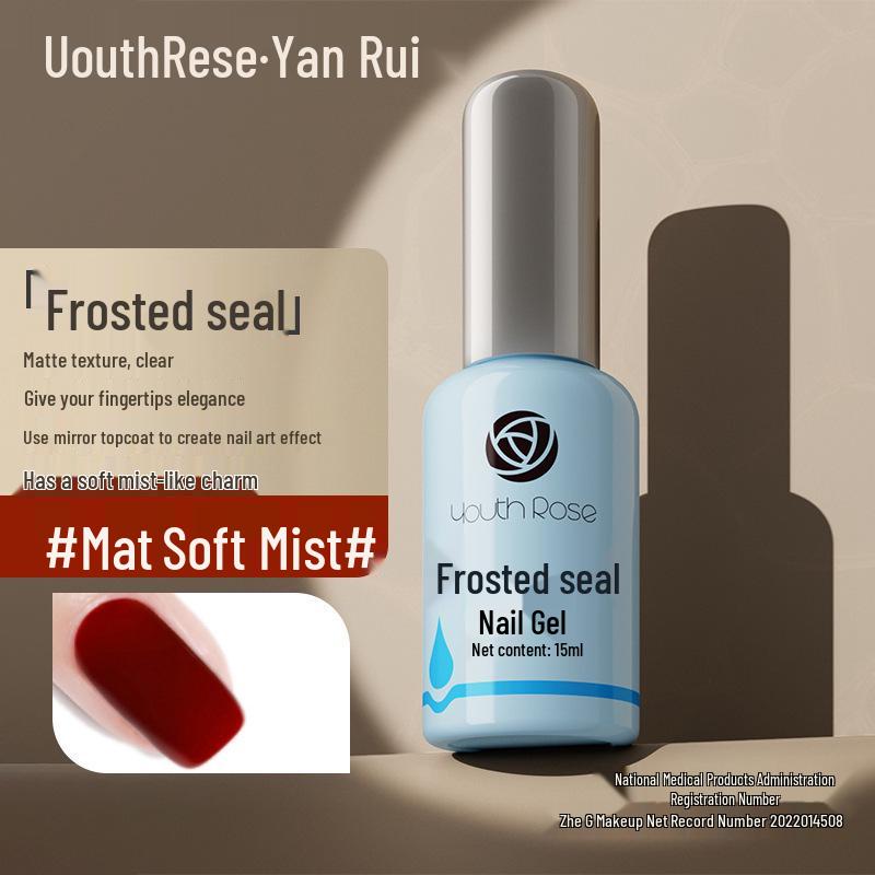 Yanrui Gel Nail Polish Set: Base Coat, Top Coat, Matte & Reinforcement Bonder.