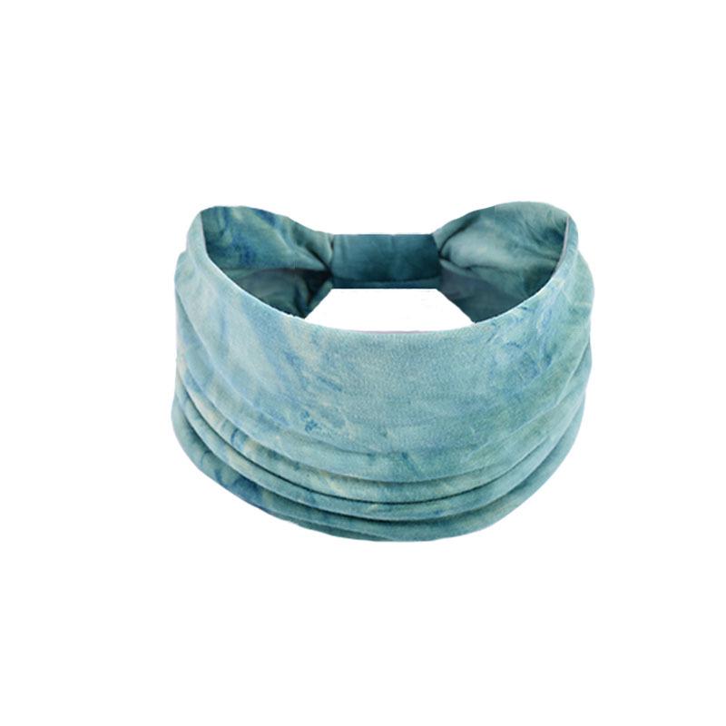 Women's Paisley Sport Yoga Headband - Sweat-Absorbing, Elastic Cotton, Bohemian Style