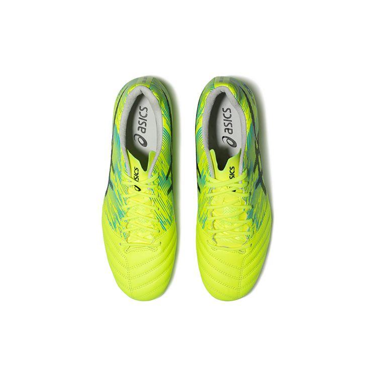 Asics Ds Light X-Fly Pro Round Toe Lace-Up Ag (Rubber Short Stud) Soccer Shoes Men Soccer Shoes Yellow Black 1101A043-750
