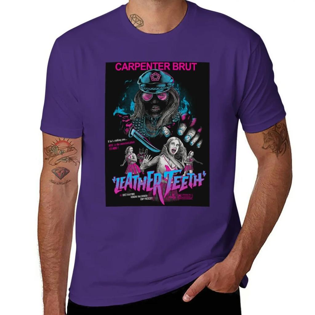 Carpenter Brut Logo T-Shirt Sports Fans Funnys T Shirts for Men Cotton