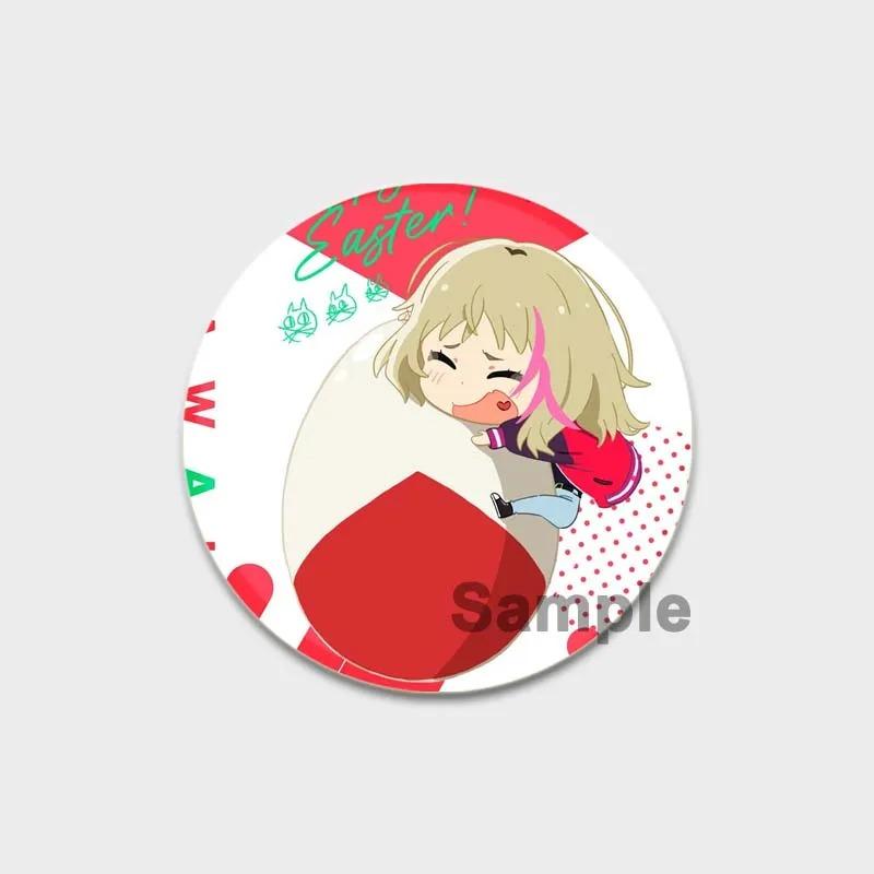 32/44/58MM Wonder Egg Priority Brooches, Cartoon Ohto Ai Cosplay Badge, Anime Brooch, Enamel Pin, Jewelry Accessories, Backpack Decoration