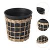 Handmade Woven Pot with Drainage for Indoor Plants Office Decoration