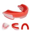 Sports Mouth Guard Football Shock Mouth Guards EVA Athletic Mouth Guards for AdultsRed White