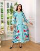 AB346 Arabic Dubai Fashion Rhinestone Jalabiya