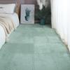 Cross-Border Mosaic Flannel Floor Mat – Removable & Washable, Perfect for Bedroom, Bedside, or Balcony.