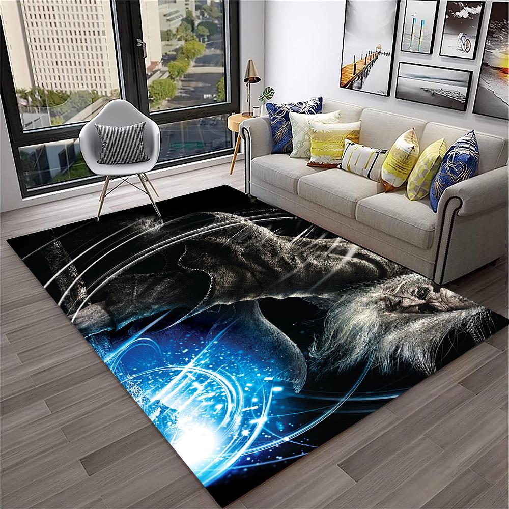 Movie L-Lord of The Rings H-Hobbit Area Rug,Carpet for Home Living Room Bedroom Sofa Doormat Decor,kids Play Non-slip Floor Mat