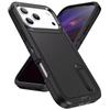 Military Armor Shockproof Phone Case For iPhone 17 Air 17 Pro Max Strong Defender Invisible Kickstand Cover