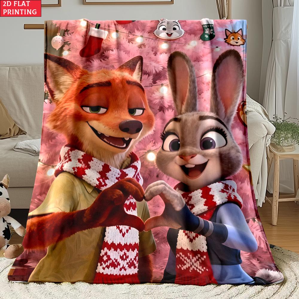 Judy & Nick Thin Flannel Blanket for Bedrooms,Living Rooms,Sofas Blankets,Lunch Breaks,Picnics,blankets Fluffy Blanket