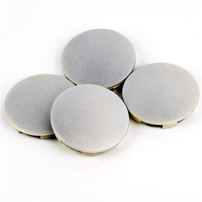 Tampas Centrais de Roda Prateadas, 65mm e 62mm, 4 Peças, Calotas, Tampas Centrais