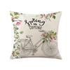 Thick Linen Printed Fabric Pillowcase Large Cushion Sofa Office Bedside Pillowcase Lumbar Pillow Car Backrest