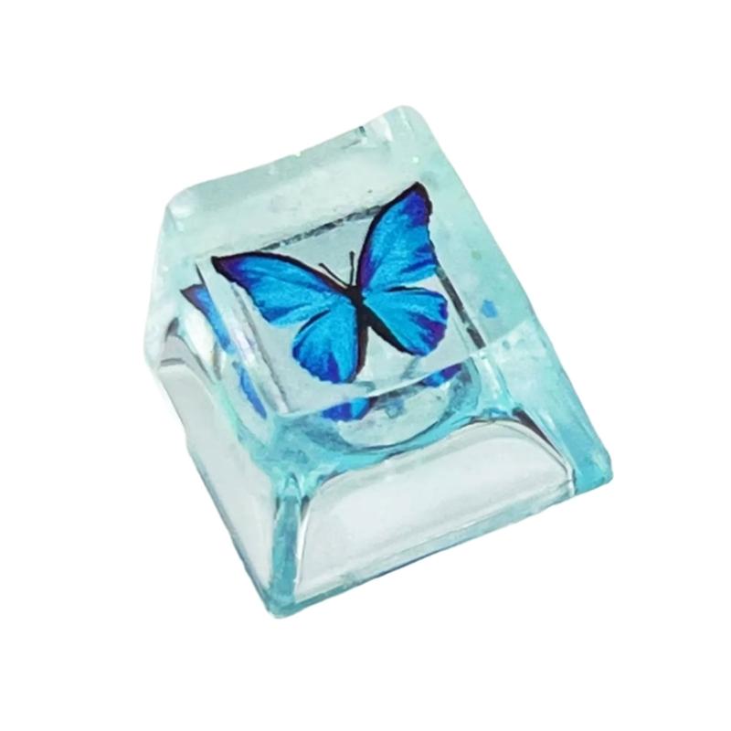 Resin Butterfly Keycap OEM Profile Ergonomic Keycap For Mechanical Keyboards 1