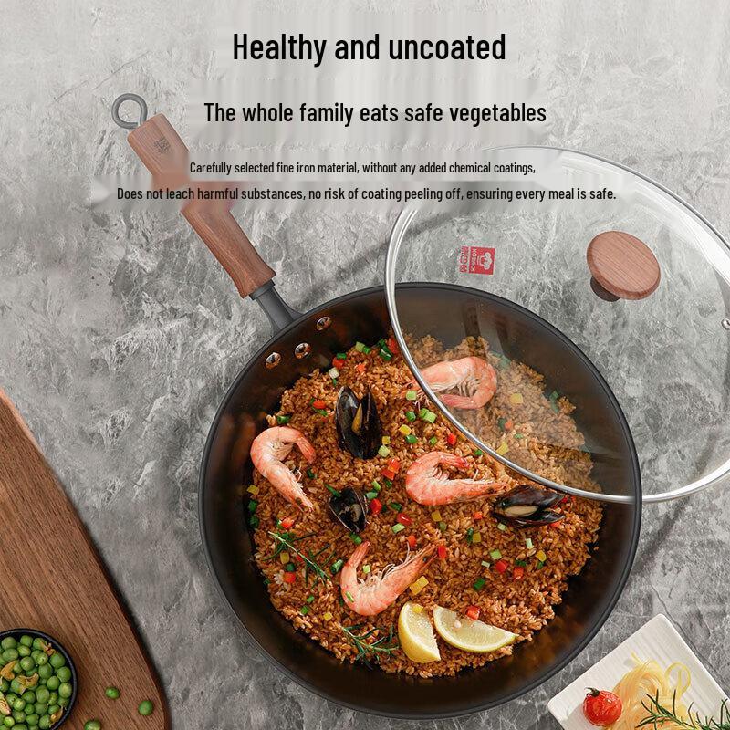 Kambach Non-Coated Iron Wok