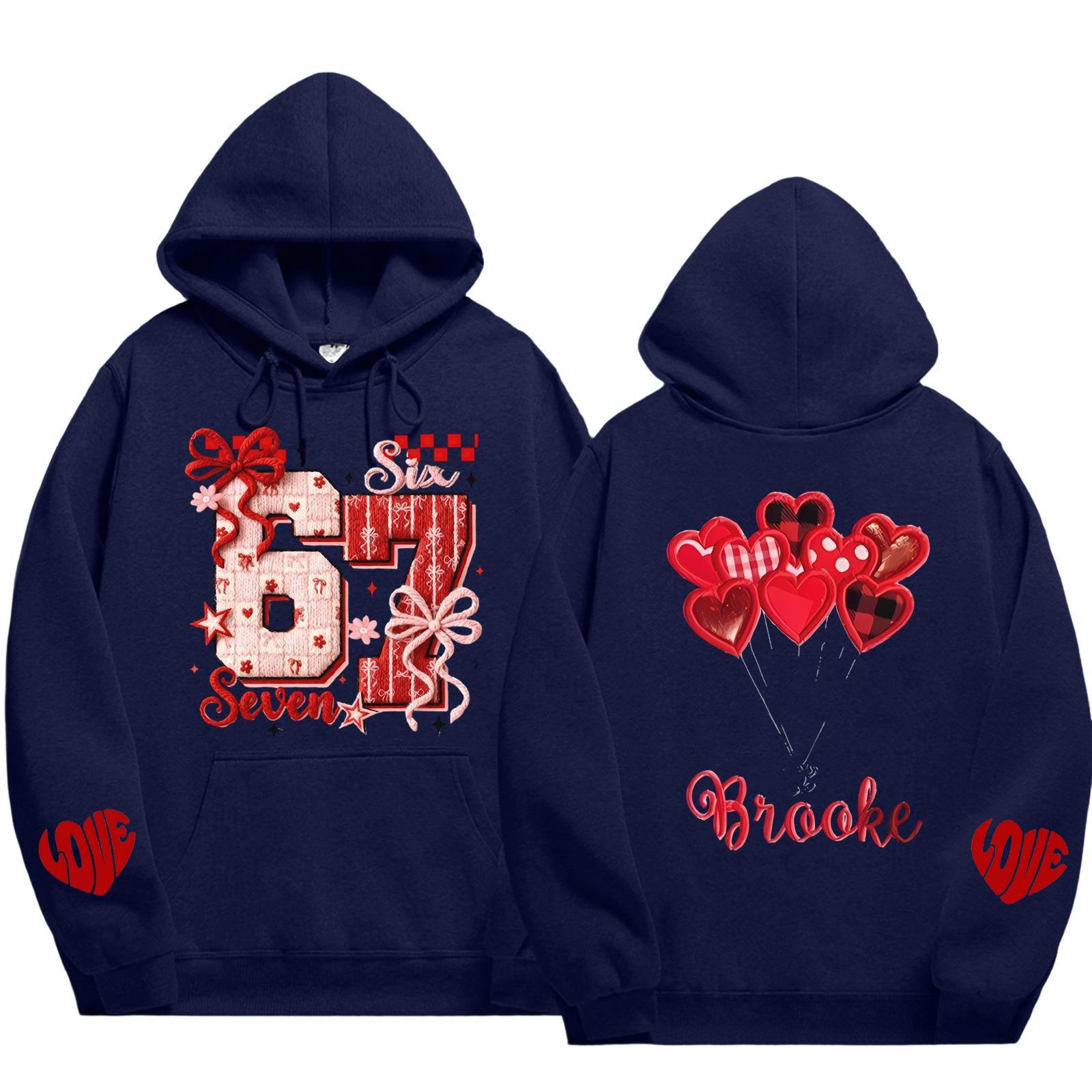 Women s Fashionable Casual Long,Sleeved Hooded Sweatshirt XXL тёмно-синий