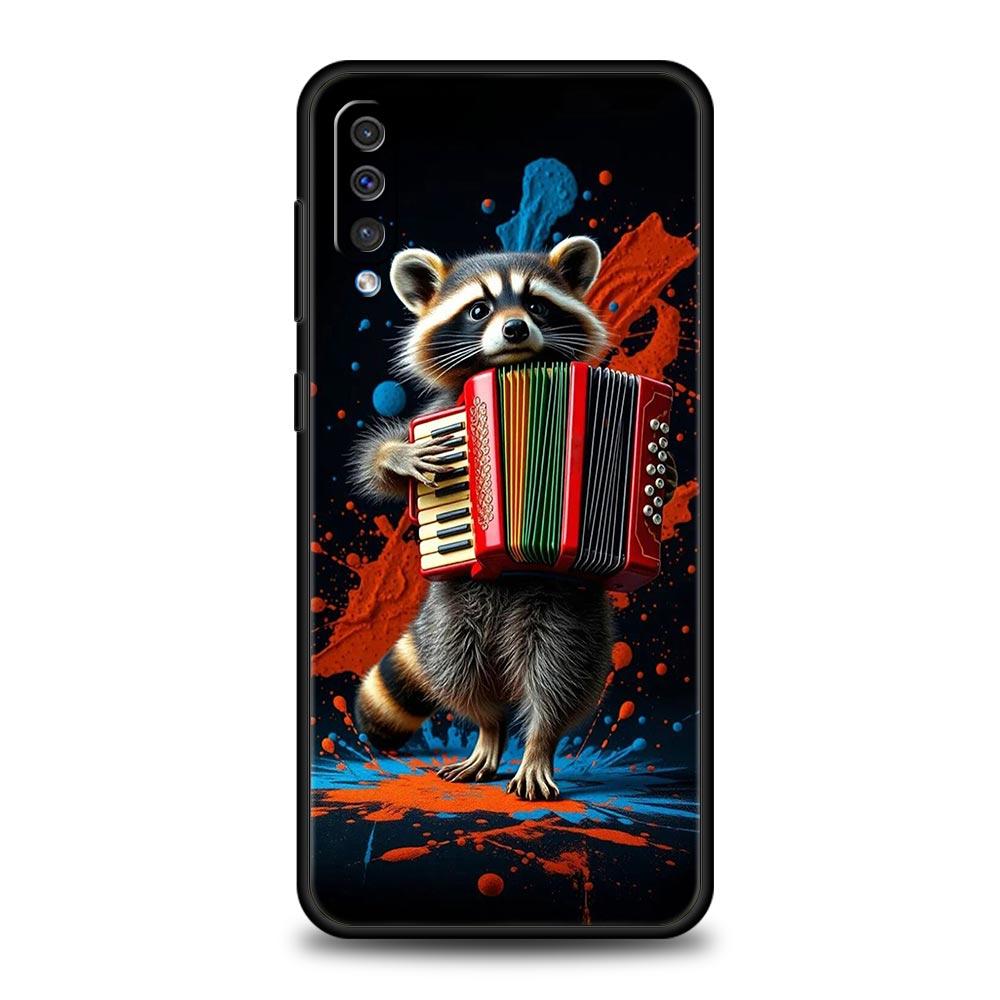 Mapache Phone Case for Samsung Galaxy A56 A36 A26 A16 A34 A24 A42 A22 A20 A12 A40 A30 A10 5G Soft TPU Cover Shell Fundas Capas