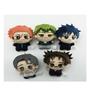 13 ס"מ קמע מחזיק מפתחות פוך Jujutsu Kaisen בובות פרווה בובות ממולאות צעצועים פושיגורו מגומי איטאדורי יוג'י אוקוטסו יוטה זנין נא어야 צ'וסו