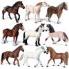 Children's Farm Animal Simulation Model: Appaloosa, Arabian, and Yellow Horse Toys