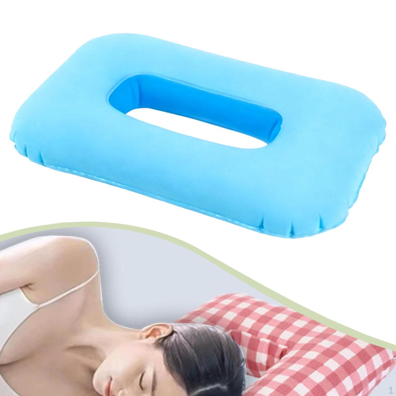 

Подушка для пирсинга ушей Эргономичная Мягкая Удобная Складная Портативная Защита для проколотых ушей для Гостиной, синий