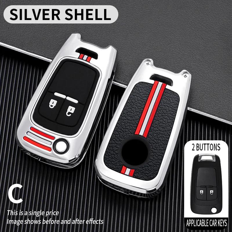 for Buick /Opel Vauxhall Insignia Astra J Mokka Zafira GL8 for Chevrolet Cruze Malibu Aveo Lova for Car Key Cover Fob Case Shell