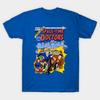 Men Black Print T-shirt Giant Size Doctors No-Cut Heat Transfer Print Cotton Tshirt