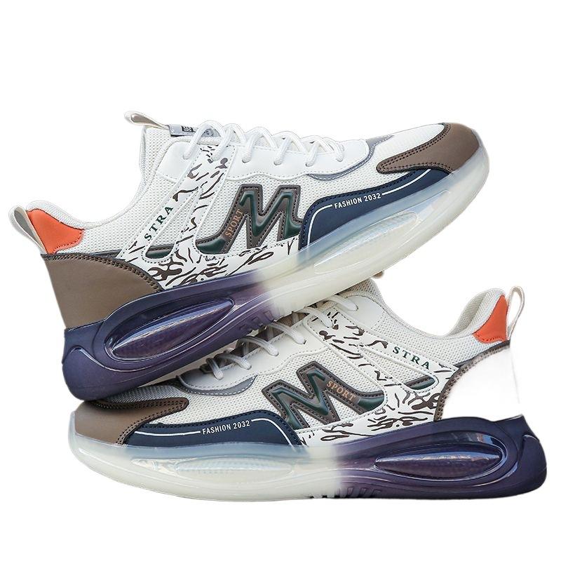 Leather casual shoes waterproof new casual non-slip breathable sports shoes soft sole light running